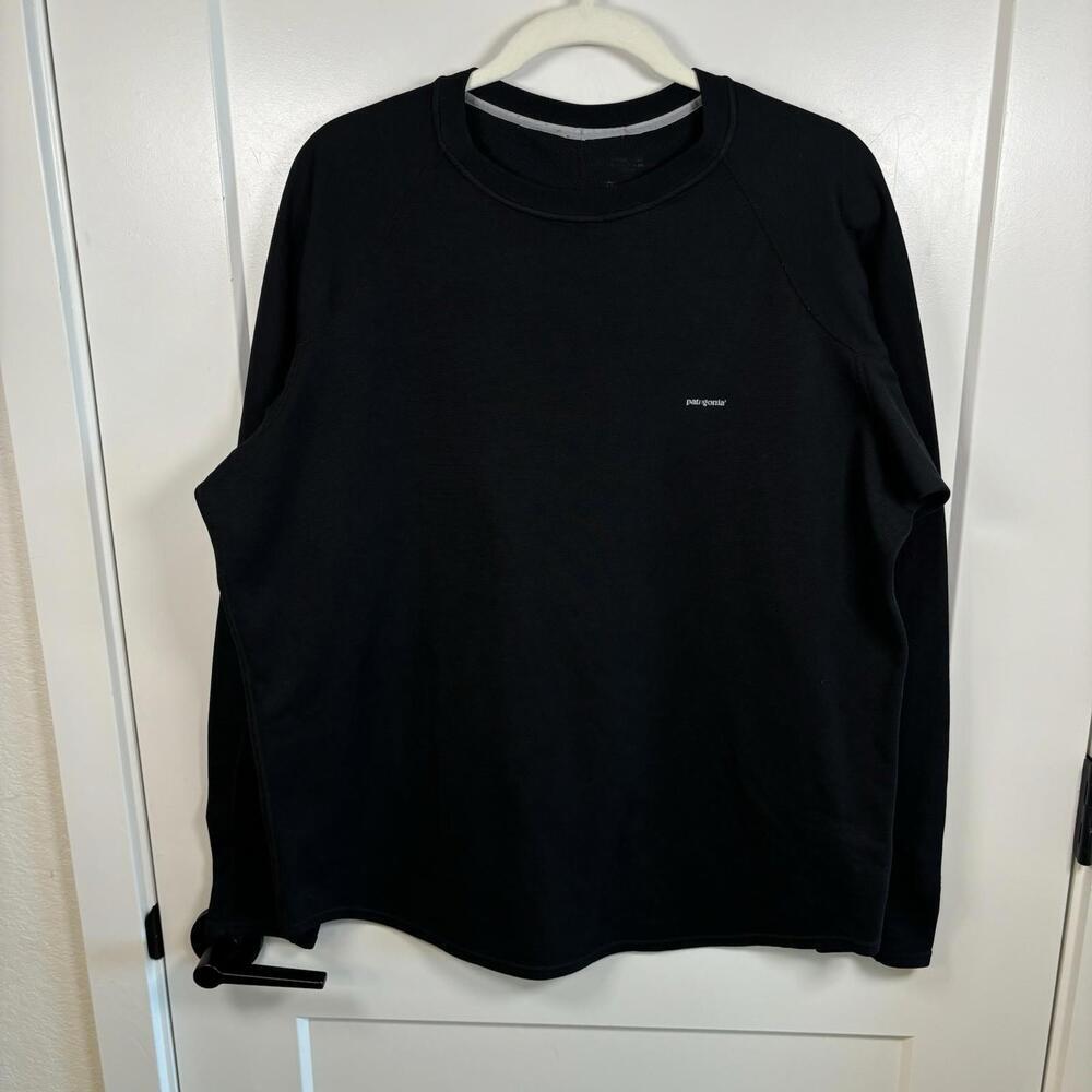 Patagonia Mens Shirt Capilene 3 Midweight Baselayer Polartec Crew Neck Black XL